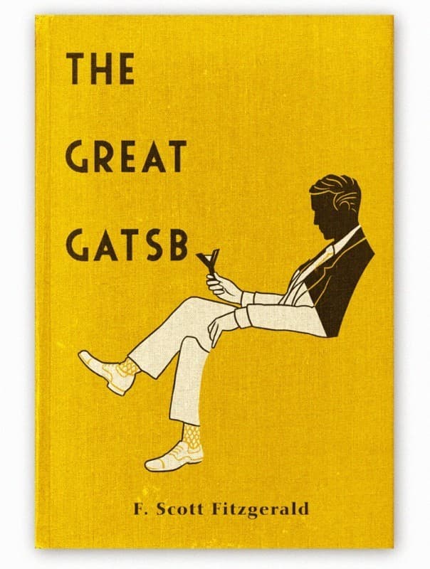 The Great Gatsby book cover by F. Scott Fitzgerald